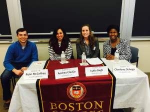 The fabulous (and humble) student life panel