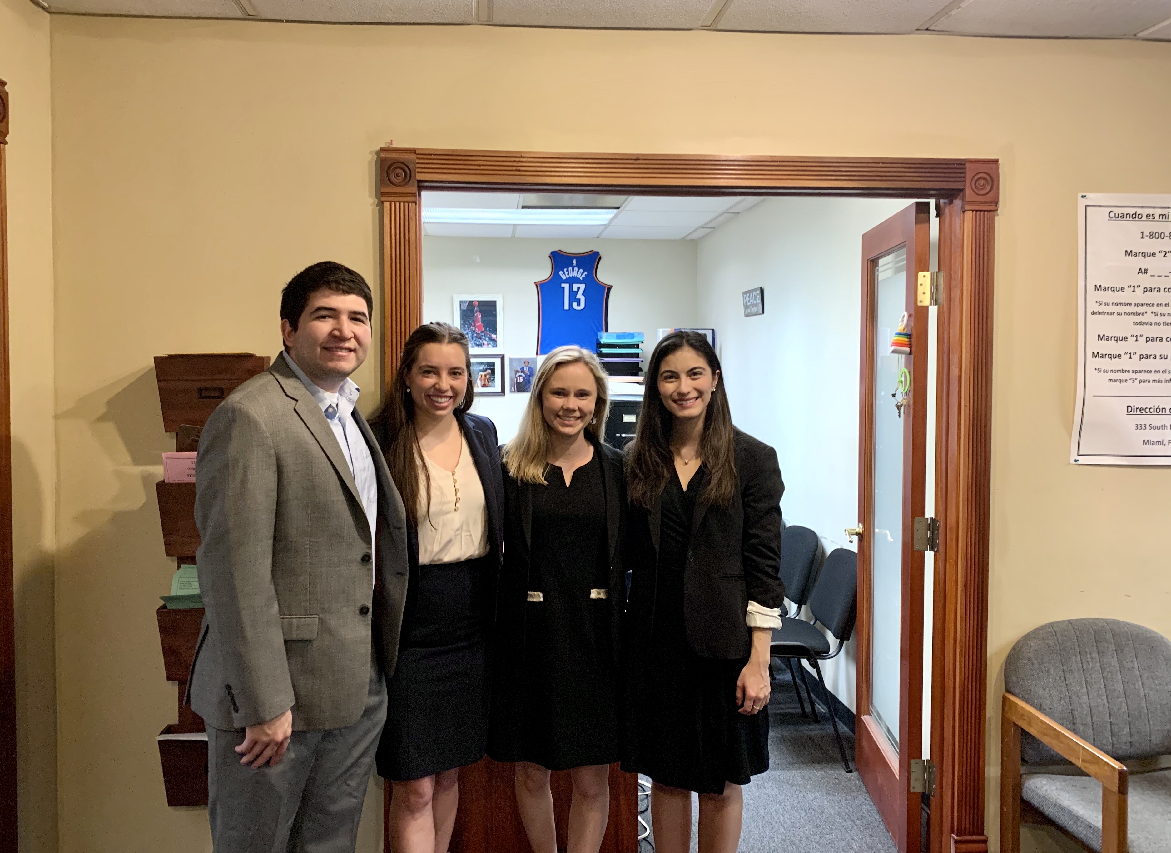 Izzy, Emily, Heather Odell, and Laura Caro photo